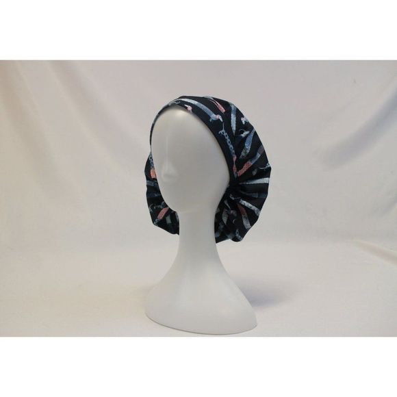 Dachshunds Dogs Bouffant Surgical Dental Scrub Cap Chemo Hat - Picture 4 of 4